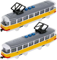 Игрушечный трамвай Татра Т3 22 см