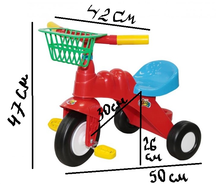 велосипед малыш с корзиной