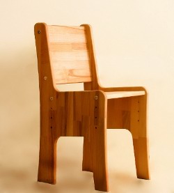 Детская деревянная парта со стулом