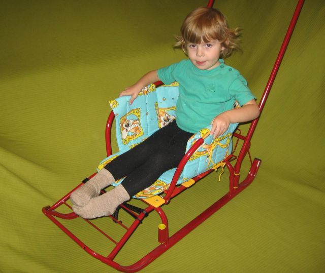 Санки Тимка 7 с багажником Санки Тимка 7 с багажником