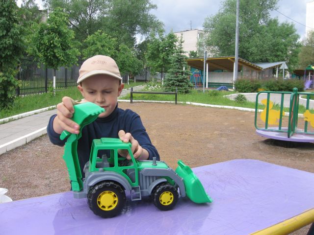 Игрушка экскаватор трактор Алтай