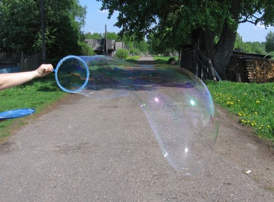 Мега Гигантские мыльные пузыри