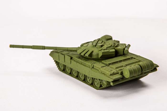 Модель для сборки без клея танка Т-72Б