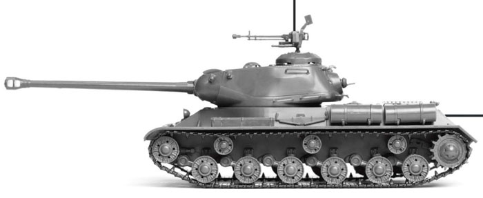 Модели для сборки без клея танк ИС-2
