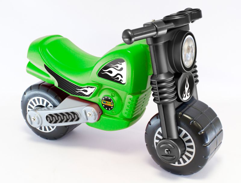 Каталка мотоцикл Моторбайк зеленый