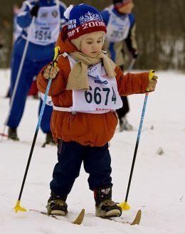 Лыжи для ребенка