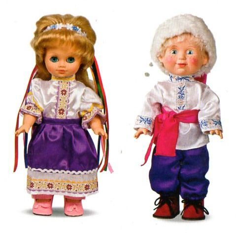 украинские куклы Тарас и Оксана