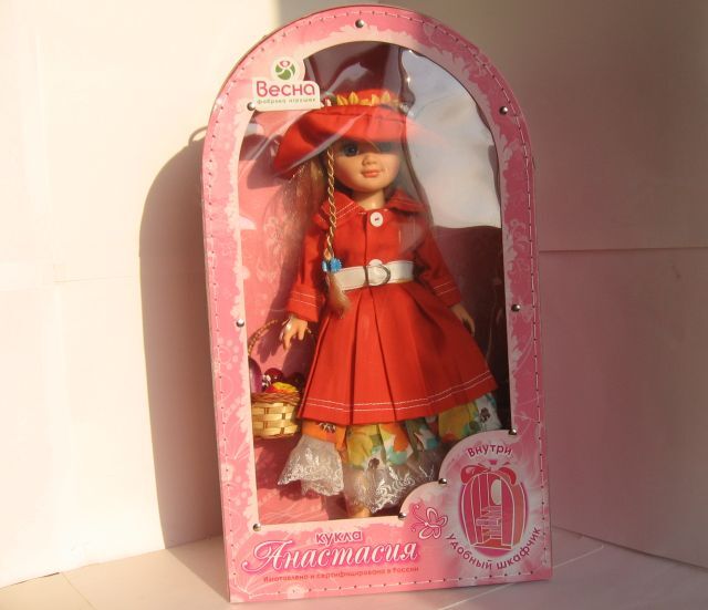 Шкаф коробка для куклы Анастасии