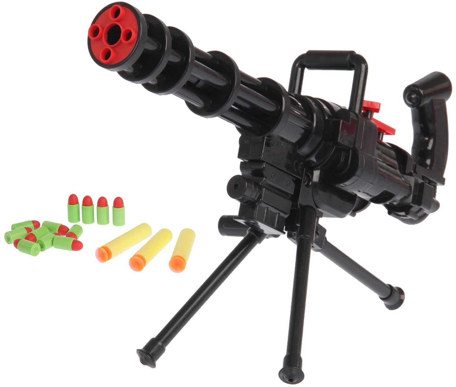 Игрушка пулемет Вулкан с мягкими пульками