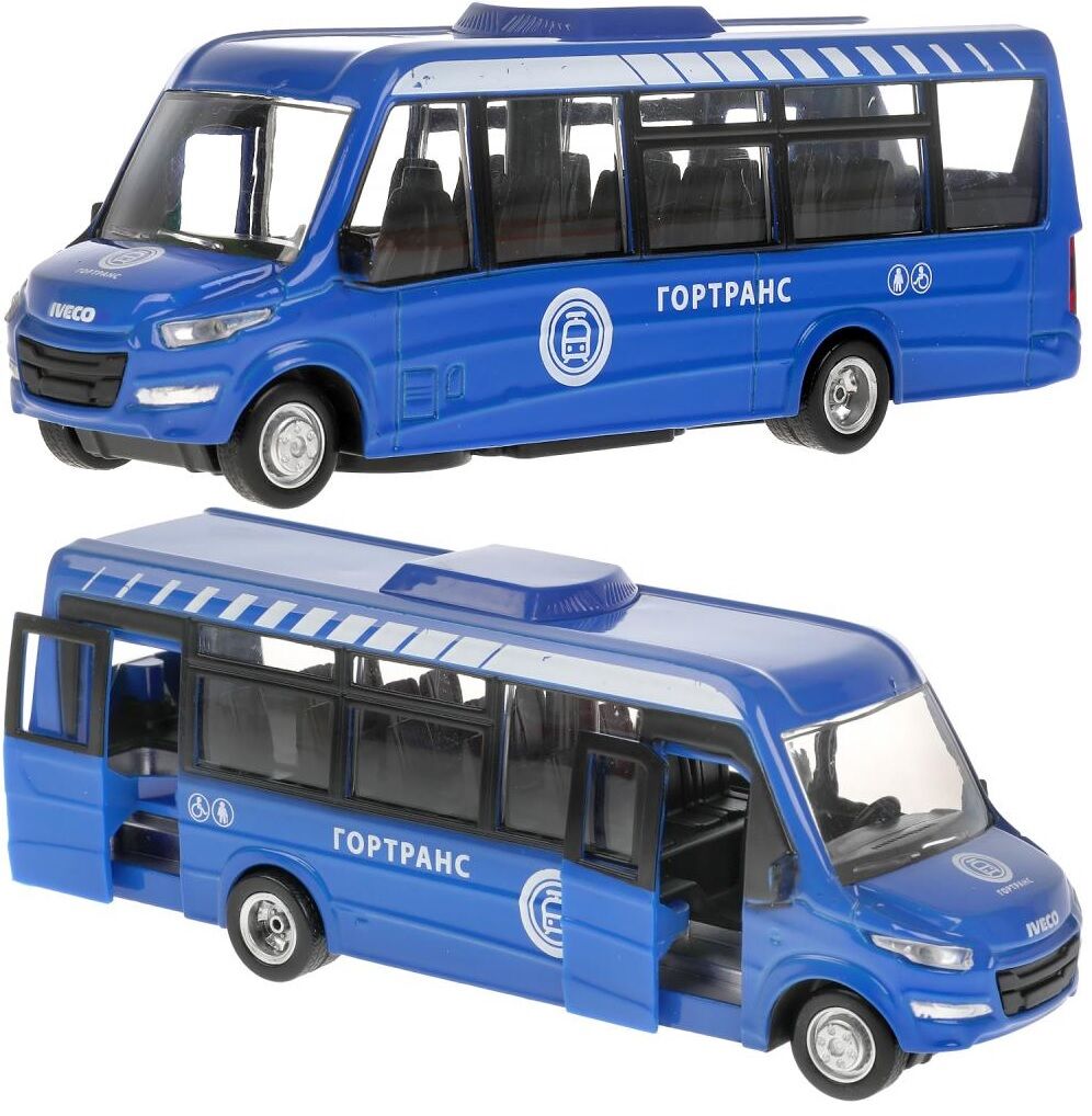 Игрушка маршрутка Автобус Iveco - 15 см