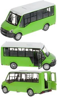 Игрушечный автобус ГАЗель NEXT CITILINE - 14 см