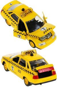 Игрушечная машинка Lada 2110 Такси 12 см