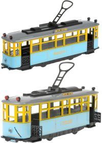 Игрушечный Ретро трамвай - 17 см
