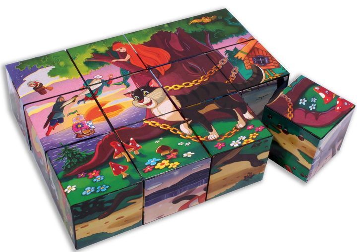  Пластмассовые кубики сказки