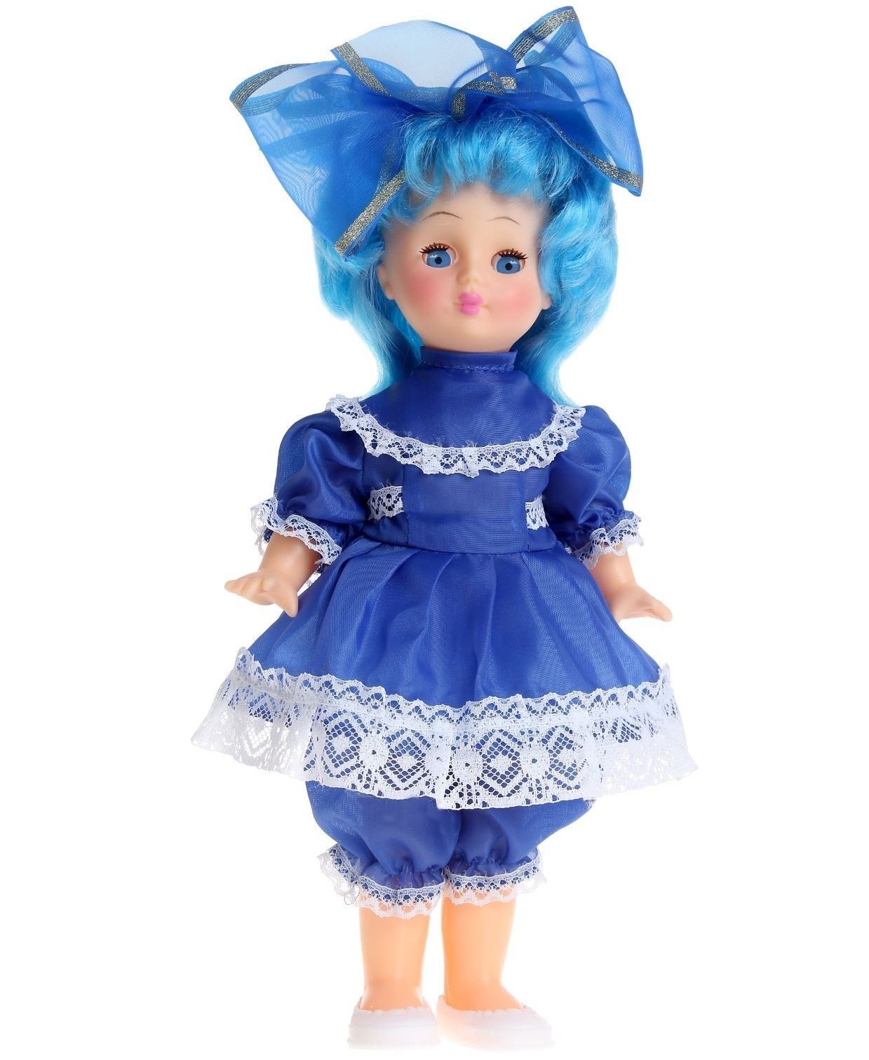 Кукла Мальвина с голубыми волосами