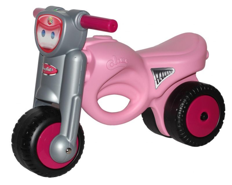Каталка для девочки Мотоцикл розовый