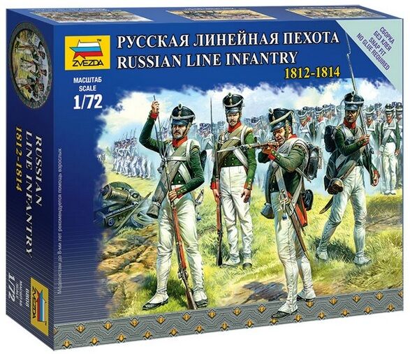 Русская линейная Пехота 1812-1814 года