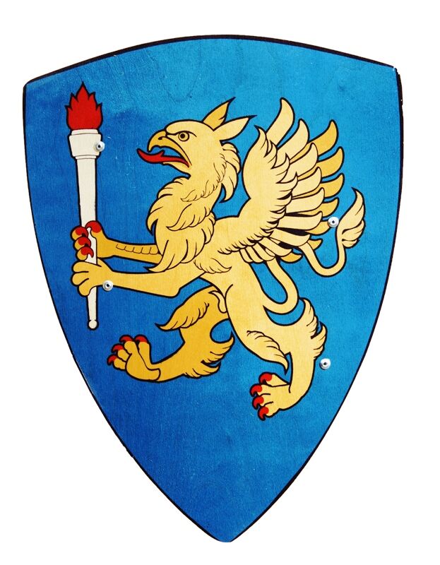 Рыцарский щит с грифоном