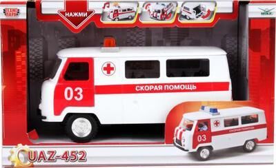 Игрушечная машина скорой помощи УАЗ 452