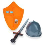 Игрушечный набор средневекового оружия (щит, шлем, меч)