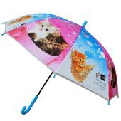 Зонт с кошками 50 см (мех.)