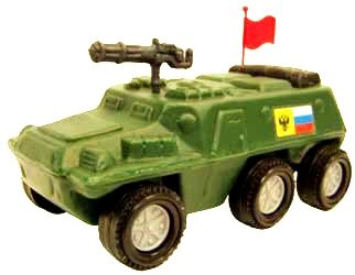 Игрушка броневик БТР-152 Ягуар 10 см