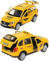 Игрушечная машинка Lada Granta Cross Такси 12 см