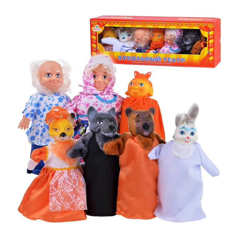 Кукольный театр Колобок 7 кукол