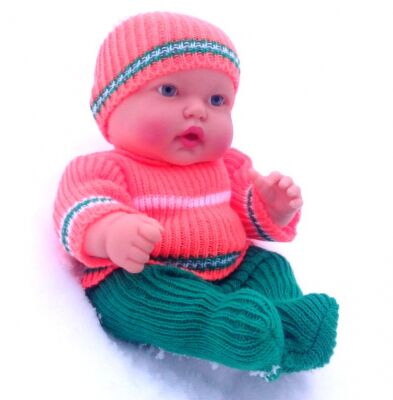 Детская кукла пупс Оксанка 5 в зимней одежде