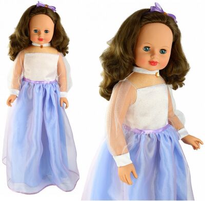 Большая ходячая кукла в платье