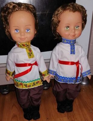 Кукла в русском костюме Ваня - 45 см