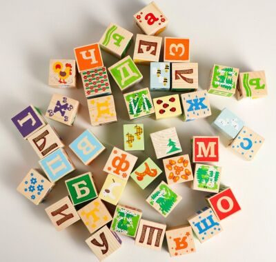 Кубики "Занимательные Буквы"