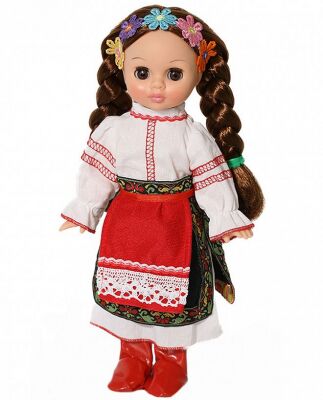 Украинская кукла с косами