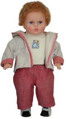 Кукла мягконабивная мальчик Артёмка 8. Куклы мягконабивные купить в интернет-магазине "Родные игрушки".