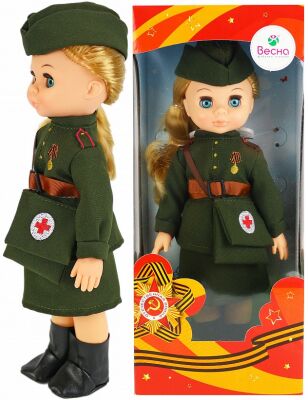 Кукла военная медсестра - 30 см