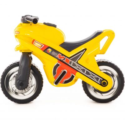 Каталка мотоцикл МХ желтый
