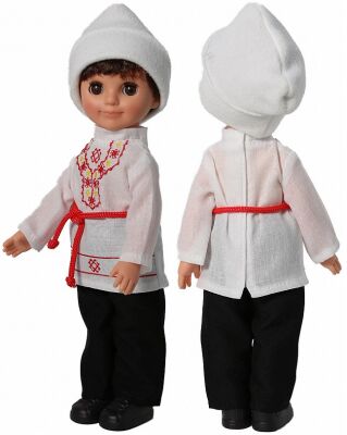 Национальный чувашский костюм кукла