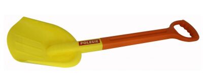 Детская лопата пластиковая №3, 68 см желтая