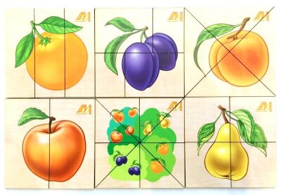 Картинки разрезные фрукты