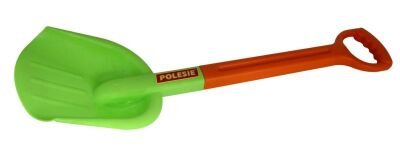 Детская лопата пластиковая №3, 68 см зеленая