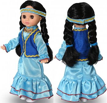 Башкирский народный костюм женский кукла - 30 см