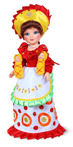 Дымковская кукла Анастасия