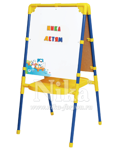 Детский двухсторонний мольберт Ника Детский двухсторонний мольберт Ника