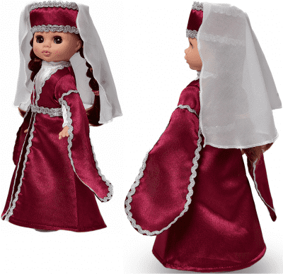 Кукла в грузинском женском костюме - 30 см