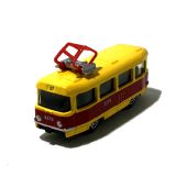 Игрушечная мини модель трамвай Татра