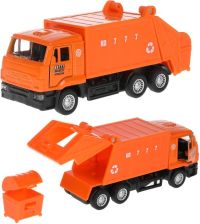 Игрушечный мусоровоз Kamaz 12 см