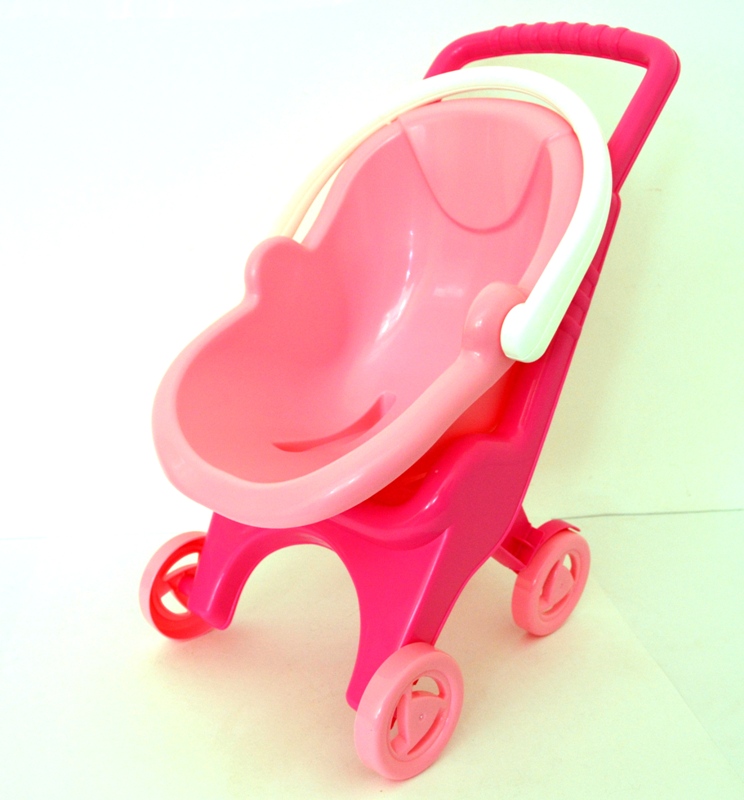 Игрушечная коляска Pink Line 2x1