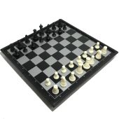 Пластиковые шахматы 3 в 1 магнитные 19 x 19 