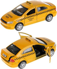 Игрушечная машинка Volkswagen Polo Такси 12 см