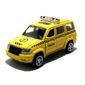 Игрушечная машинка UAZ Patriot такси 9,6 см